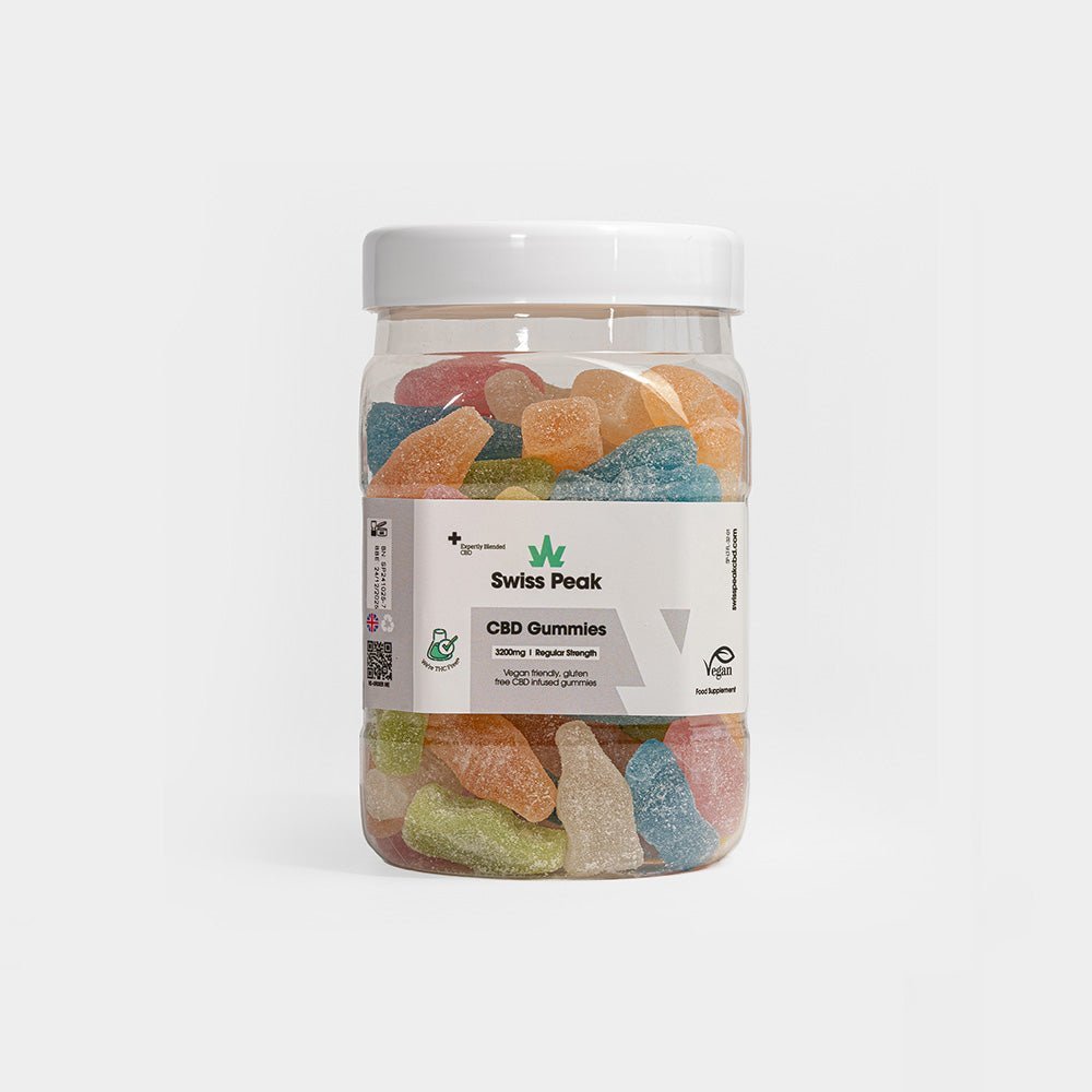 CBD Bottles Gummies 3200mg High Strength - SwissPeakCBD