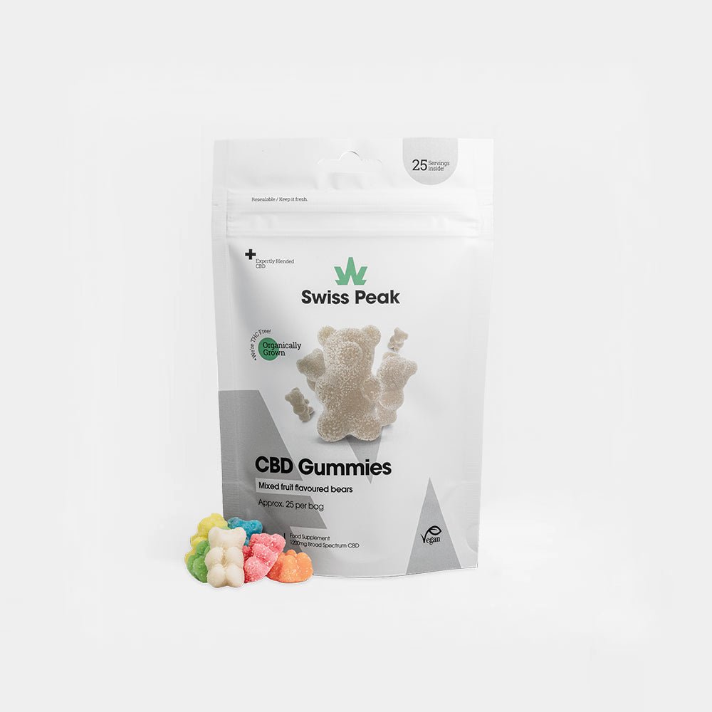 CBD Gummy Bears (1200mg CBD) - SwissPeakCBD