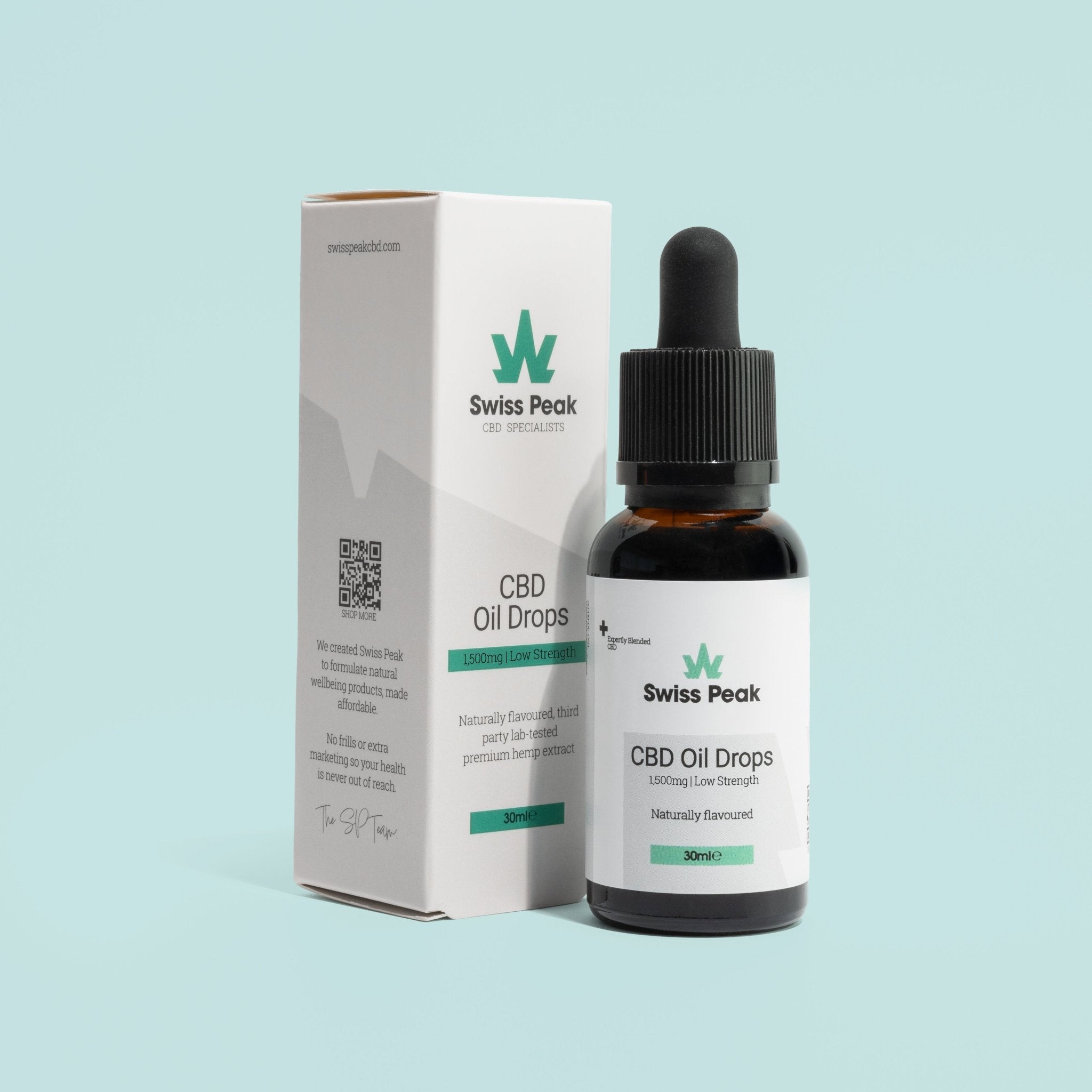 CBD Oil 1500mg | 30ml Low Strength - SwissPeakCBD